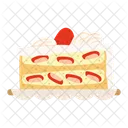 Strawberry Pastry Culinary Gourmet Strawberry Pastry Icon