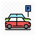 Street Parking Car Parking Street Icon