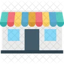 Street Shop Kiosk Food Stand Icon