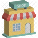 Street Shop Kiosk Food Stand Icon