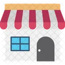 Street Shop Kiosk Food Stand Icon