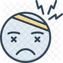 Stress Tension Brain Icon