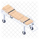 병원 침대 들것 환자 침대 아이콘