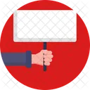 Protest Strike Banner Icon