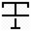 Strikethrough Font Type Icon