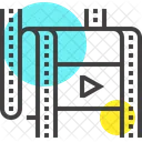 Strip Movie Multimedia Icon