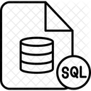 Structured Query Language Website Server Icon