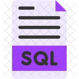 Structured Query Language Data File  Icon