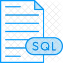 Structured Query Language Data File  Icon