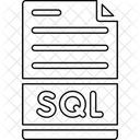 Structured Query Language Data File File File Type Icon