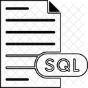 Structured Query Language Data File File File Type Icon