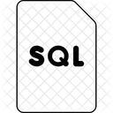Structured Query Language Data File File File Type Icon