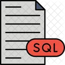 Structured Query Language Data File File File Type Icon