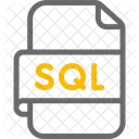 Structured Query Language Data File Icon