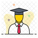 Student Bachelor Graduation Icon