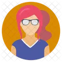 Female Profile Student Icon