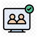 Student Online Classes Icon