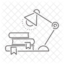 ランプ、勉強、仕事 アイコン