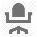 Stuhl Buro Drehbar Symbol