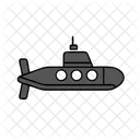 Submarine Naval Military Icon