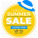 Summer Sale Summer Special Sale Summer Discount Icon