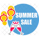 Summer Sale Deal Label Icon