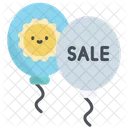 Summer Sale Balloon  Icon