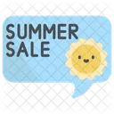 Summer Sale Chat  Icon