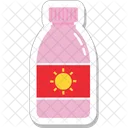 Sun Oil Sunscreen Icon