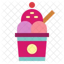 Sundaes Icecreamcone Icecream Icon