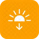 Sundown Sunset Scenary Icon