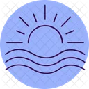 Sundown Sunset Sunrise Icon