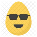 Sunglacess Egg Emoji Emoticon Icon