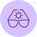 Sunglasses Pentaglow Icon