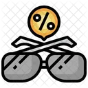 Sunglasses Sale Price Tag Icon