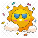 Sunny Sun Warm Icon