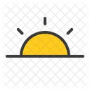 Sunrise Sunset Weather Icon