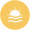 Sunrise Sunshine Ocean Icon