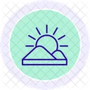 Sunrise Nature Sky Icon