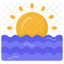 Sundown Evening Sunset Icon