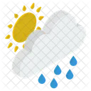 Shower Drizzle Heavy Rain Icon