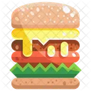 Super Hamburguesa Hamburguesa Humburger Icono