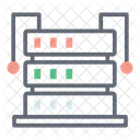 Supercomputer Data Storage Dataracks Icon