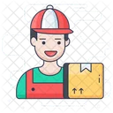 Supplier Delivery Boy Delivery Man Icon