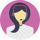 Customer Representative Service Icon