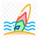 Surfing Board  Icon