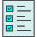 Survey Report Survey List Checklist Icon