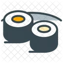 Sushi Marshmallow Food Icon