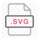 Svg Format File Icon