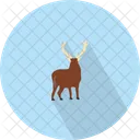 Swamp Deer Animal Icon